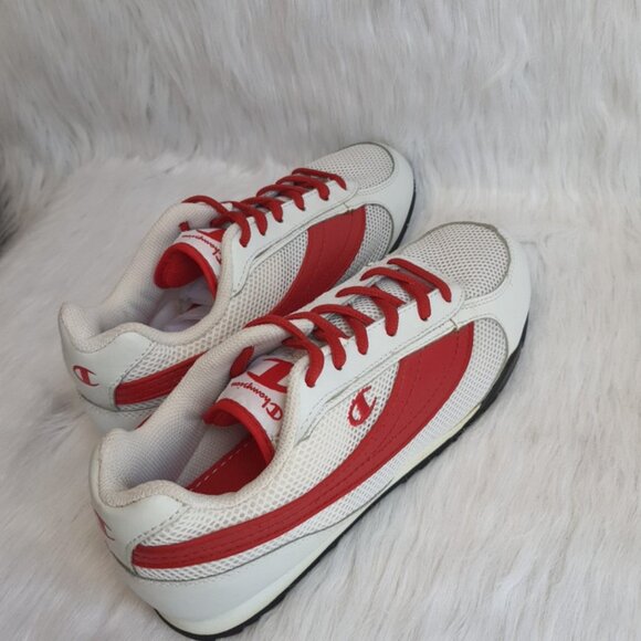 Champion Walking / Running Shoes White/red Vintage - Picture 1 of 16